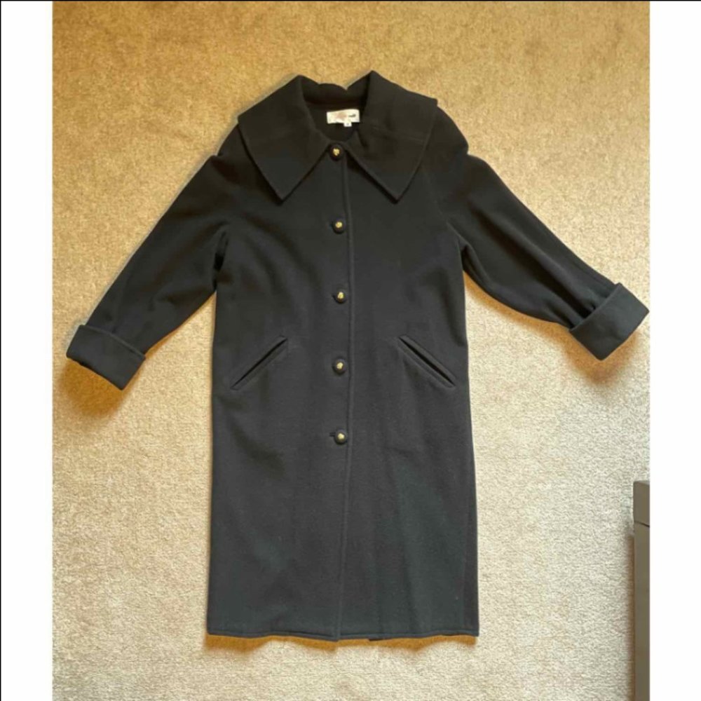 Crocodile Women's Vintage Italian Wool Blend Coat